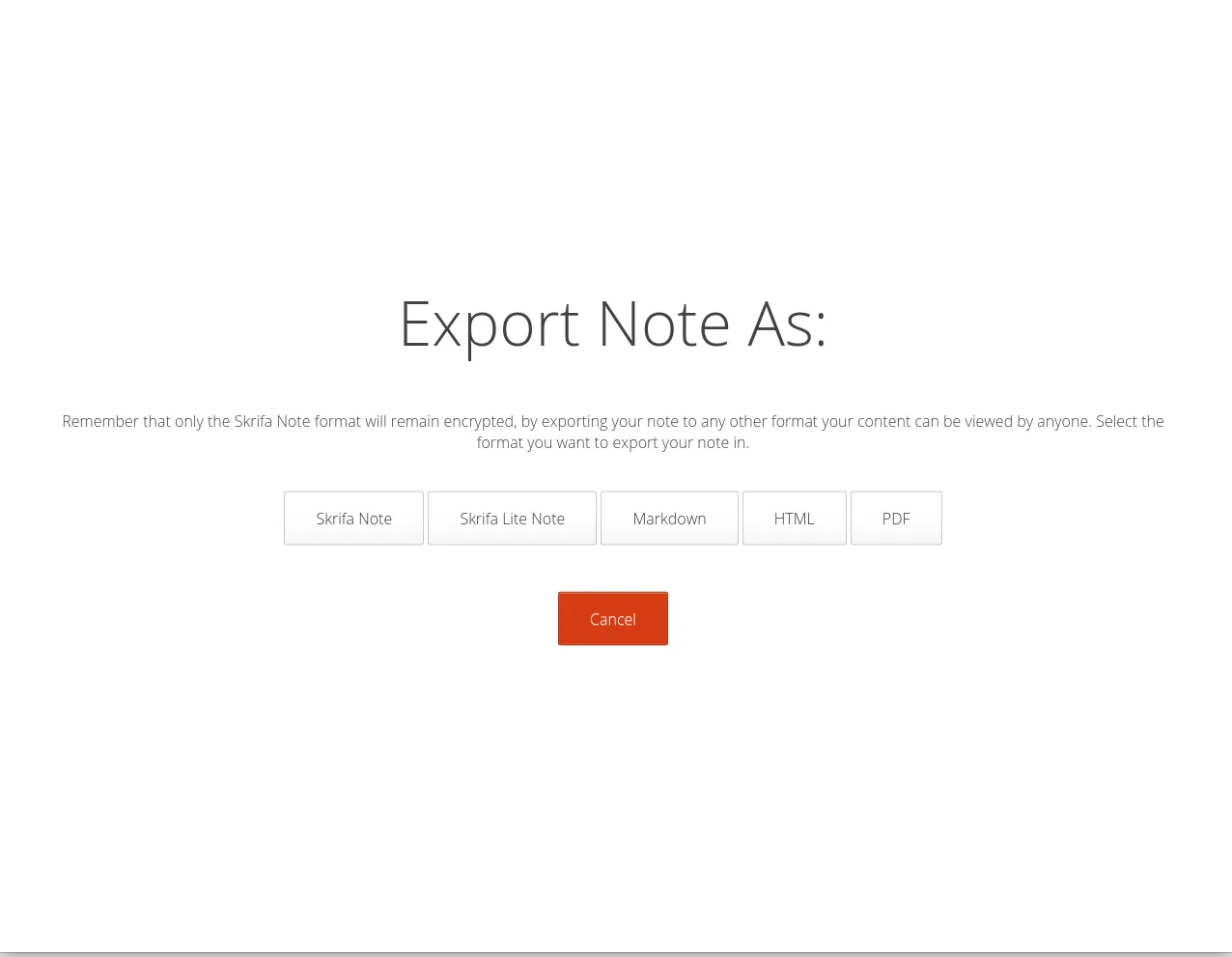Note Export